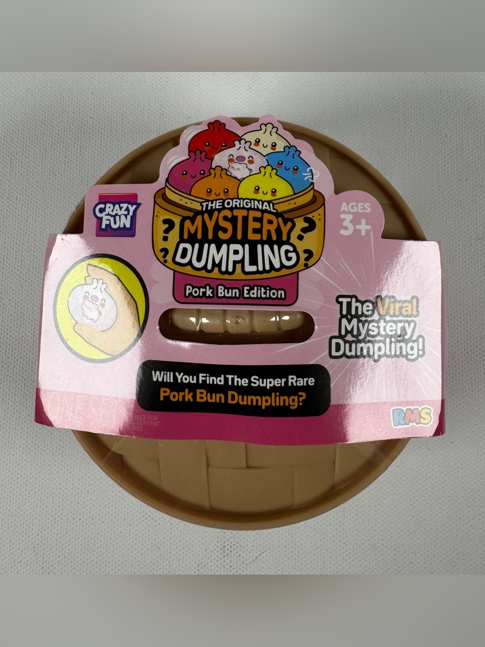 RMS The Original Mystery Dumpling PORK BUN EDITION Squishy Sealed NEW RMS SQUISH